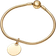 Pandora Engravable Round Tag Dangle Charm - Gold