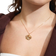 Pilgrim Luca Necklace - Gold