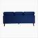 Mercer41 Modern Contemporary Blue Sofa 81" 3 Seater