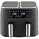 Wowcher Digital Touch Screen Dual Basket Air Fryer 8L