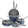 Ninja NeverStick Ceramic Pro Midnight Blue Cookware Set with lid 10 Parts