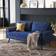 Mercury Row Brumback Navy Blue Sofa 69.7" 3 Seater