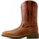 Ariat Ridgeback M - Orange Rust/Tan Bull Emboss