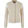 Urban Classics Women's Inset College Sweat Jacket - Soft Sea Grass/White