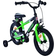 Volare Bicycle 14 Inch Green/Black Barnesykkel