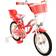 Volare Lovely 16 Inch Red/White Barncykel