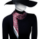 Fahlen of Sweden Scarf - Black/Red/White