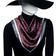 Fahlen of Sweden Scarf - Black/Red/White