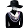 Fahlen of Sweden Scarf - Purple/Black