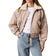 Calvin Klein Bomber Aviatore Beige Da Donna