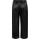 Yours Curve Satin Wide Leg Trousers - Black