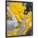 Ivy Bronx Yellow & Gray Cosmic Vibrations II Black Framed Art 34x44"