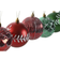 Home ESPRIT Christmas Baubles Red/Green Christmas Tree Ornament 24cm 12pcs