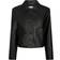 Neo Noir Romana Faux Pu Jacket - Black