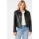 Neo Noir Romana Faux Pu Jacket - Black