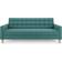 Dunelm Harlow Teal Sofa 204cm 3 Seater