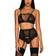 Obsessive Straps Set Bh String - Transparent Schwarz