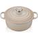 Le Creuset Meringue Signature Round med lock 4.2 L 24 cm