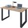 VCM Lona Sonoma Oak/Black Writing Desk 80x140cm