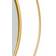 Alexandra House Living MDF Wood Gold Väggspegel 91cm