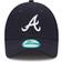 New Era Men's Navy Atlanta Braves League 9FORTY Adjustable Hat