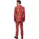 OppoSuits Christmas Trees Stars Rødt Jakkesæt