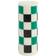 Hay Column Cube M Black/Green/Off-White Candle 20cm