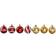 Home ESPRIT Christmas Baubles Red/Golden Juletræspynt 25cm 16stk