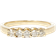 Pompeii3 Wedding Guard Ring - Gold/Diamonds