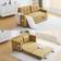 Ebern Designs Deymi Yellow Chenille Sofa 64.2" 2 Seater