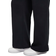 NIKE Girl's Sportswear Club Fleece Wide Leg Pants - Black/Black/White