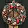 Dibor Stars Wreath Multicolour Decoration 91.4cm