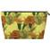 Crywmqq Calla Lily Flowers Cosmetic Bag - Gold