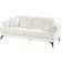 Beliani Modern White Soffa 214cm 3-sits