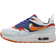 Nike Air Max 1 SE EasyOn PSV - Light Silver/Midnight Navy/Astronomy Blue/Total Orange