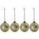 House Doctor Chosen Gold Christmas Tree Ornament 8cm 4pcs