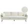 Beliani Nenola Off White Sofa 252cm 4-Sitzer