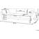 Beliani Nenola Off White Sofa 252cm 4-Sitzer