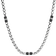 Fossil Beaded Necklace - Silver/Marble