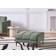 Beliani Tufted Rectangular Dark Green Fotpall 41cm