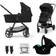 Kinderkraft Kinderwagen Newly 3 in 1 Pro Classic Black