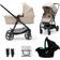 Kinderkraft Kinderwagen Newly 3 in 1 Pro Classic Black