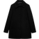 Mango Straight Button Coat - Black