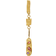 Maanesten Sol Single Earring - Gold/Amethyst/Sunstone/Tourmaline