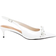 River Island Bow Sling Back - White