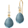 Julie Sandlau Prima Ballerina Earrings - Gold/London Blue/Transparent