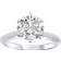 Pompeii3 Round Solitaire Engagement Ring - White Gold/Diamond