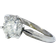 Pompeii3 Round Solitaire Engagement Ring - White Gold/Diamond