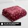 Lucky Brand Daisy Plush Throw Blankets Red (177.8x127cm)