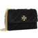 Tory Burch Small Kira Draped Velvet Convertible Shoulder Bag - Black
